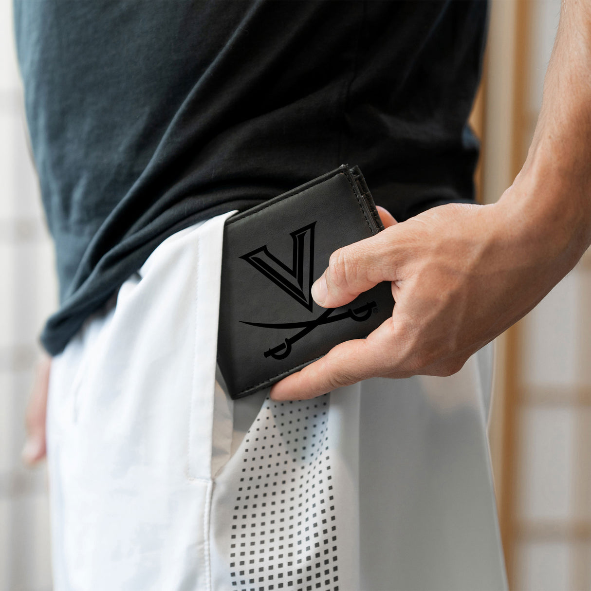 NCAA Virginia Cavaliers Laser Engraved Bill-Fold Fan Gear NCAA Virginia Cavaliers