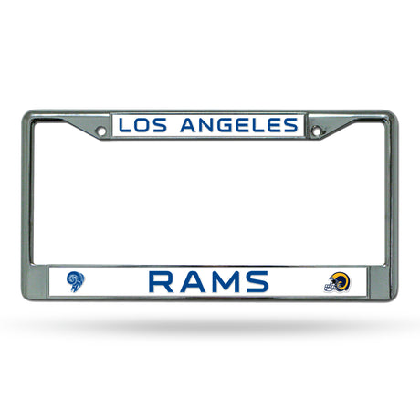 NFL Los Angeles Rams Chrome License Plate Frame Fan Gear NFL Los Angeles Rams