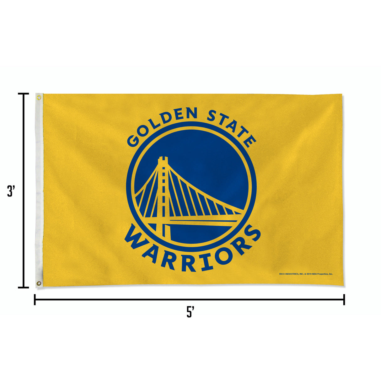 NBA Golden State Warriors 3x5 Banner Flag Fan Gear NBA Golden State Warriors