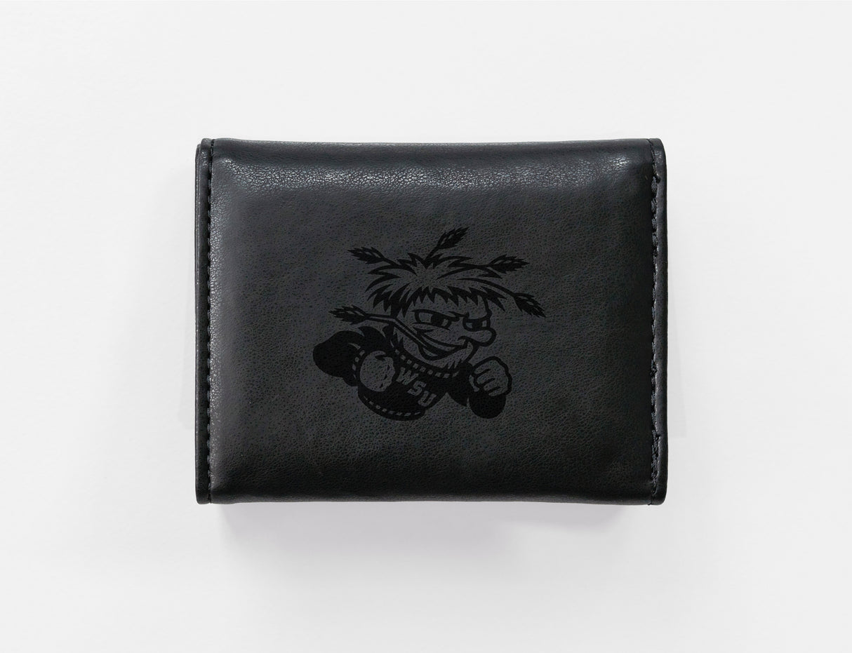 NCAA Wichita State Shockers Laser Engraved Tri-Fold Wallet Fan Gear NCAA Wichita State Shockers