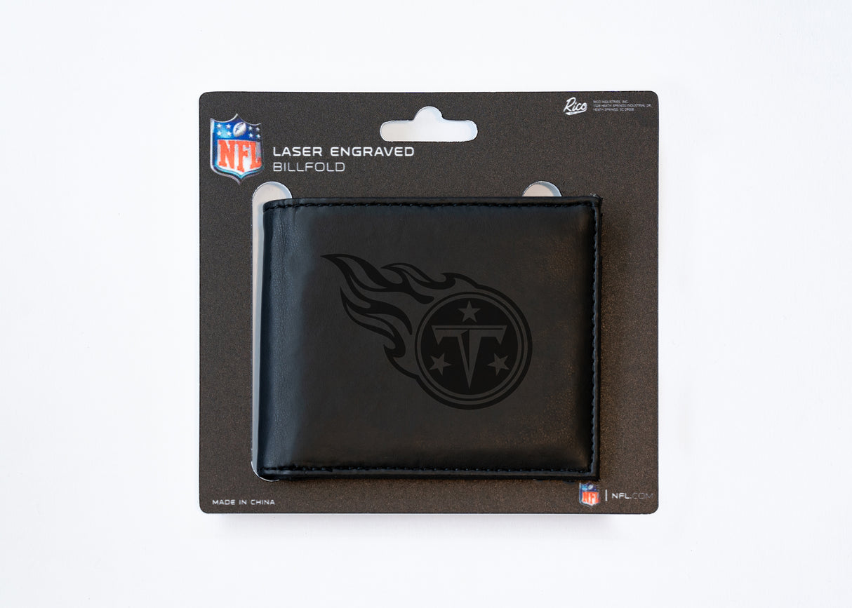 NFL Tennessee Titans Laser Engraved Bill-Fold Fan Gear NFL Tennessee Titans