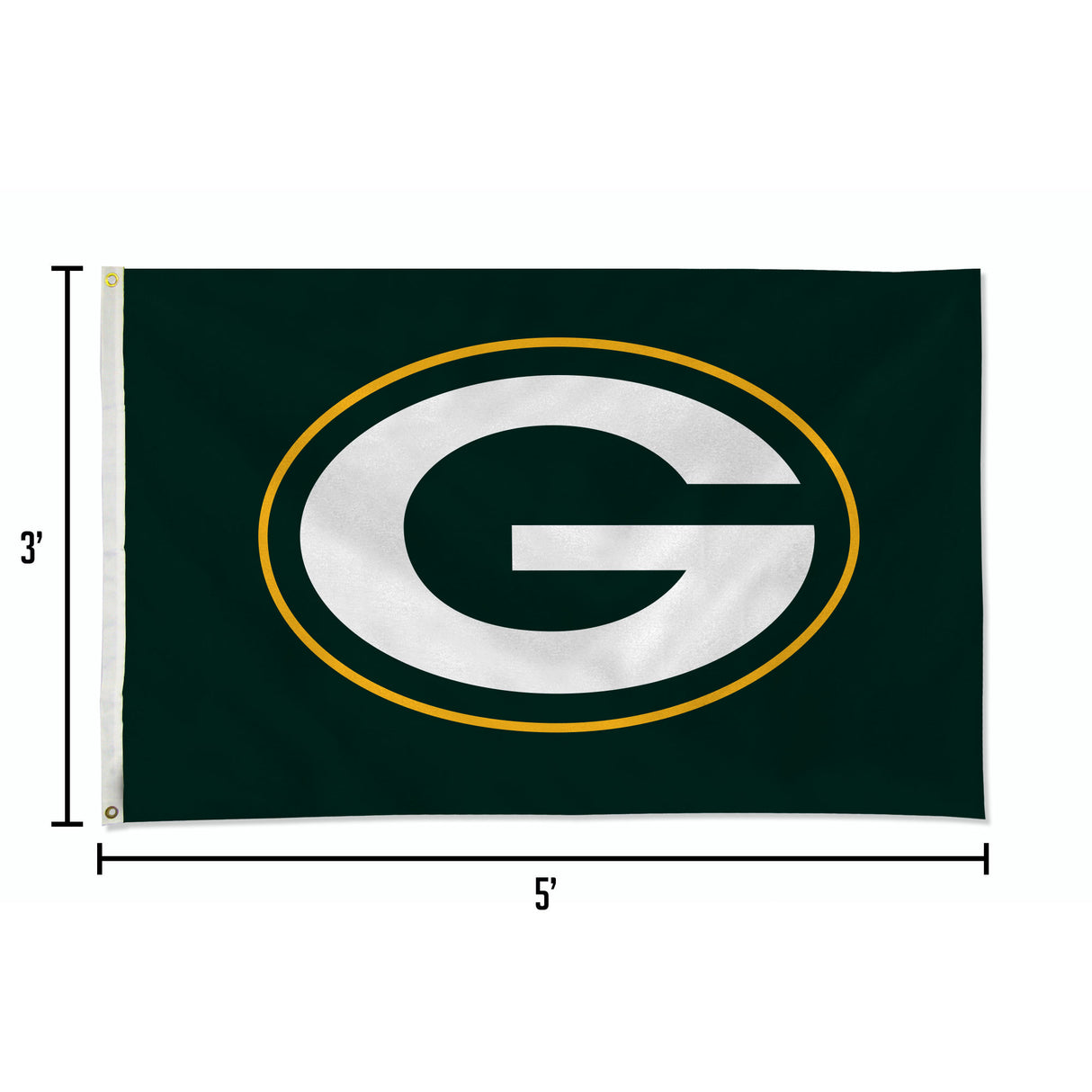NFL Green Bay Packers 3x5 Banner Flag Fan Gear NFL Green Bay Packers