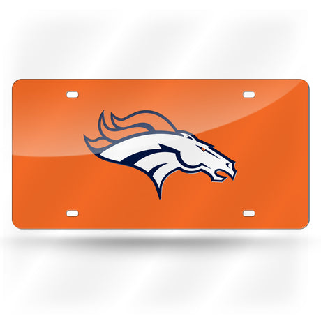 NFL Denver Broncos Laser Cut License Plate Tag Fan Gear NFL Denver Broncos