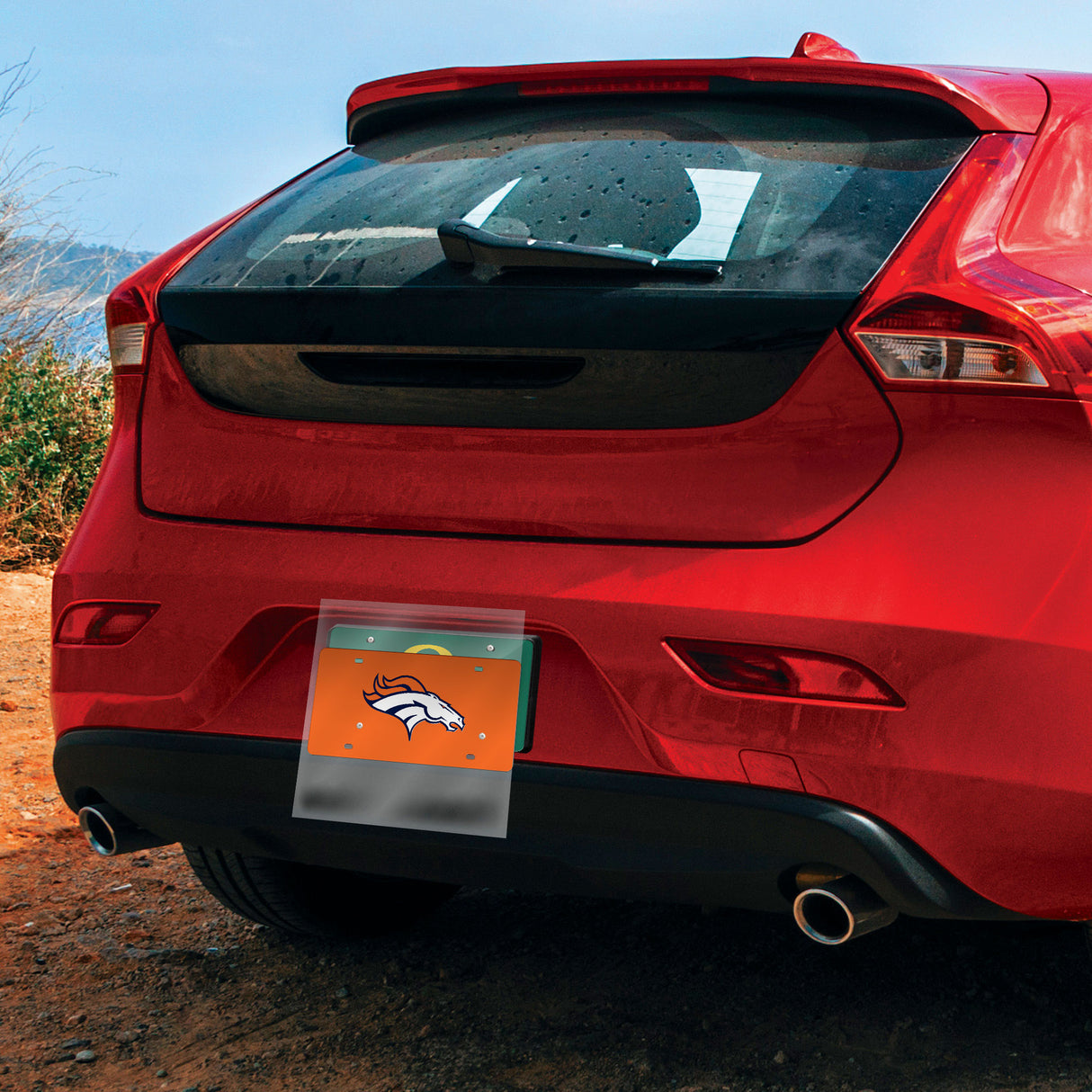 NFL Denver Broncos Laser Cut License Plate Tag Fan Gear NFL Denver Broncos