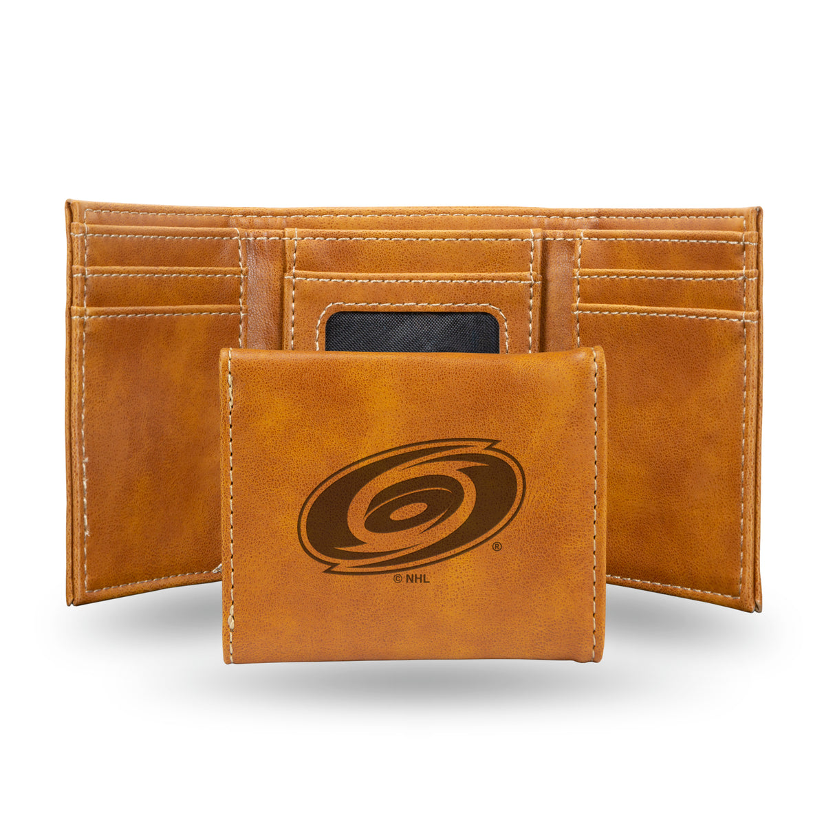 NHL Carolina Hurricanes Laser Engraved Trifold Fan Gear NHL Carolina Hurricanes