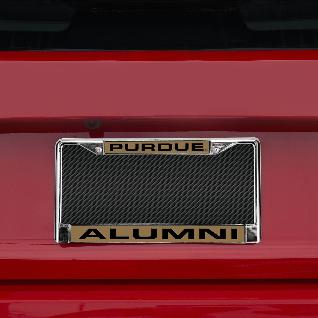 NCAA Purdue Boilermakers Laser Cut Chrome License Plate Frame Fan Gear NCAA Purdue Boilermakers