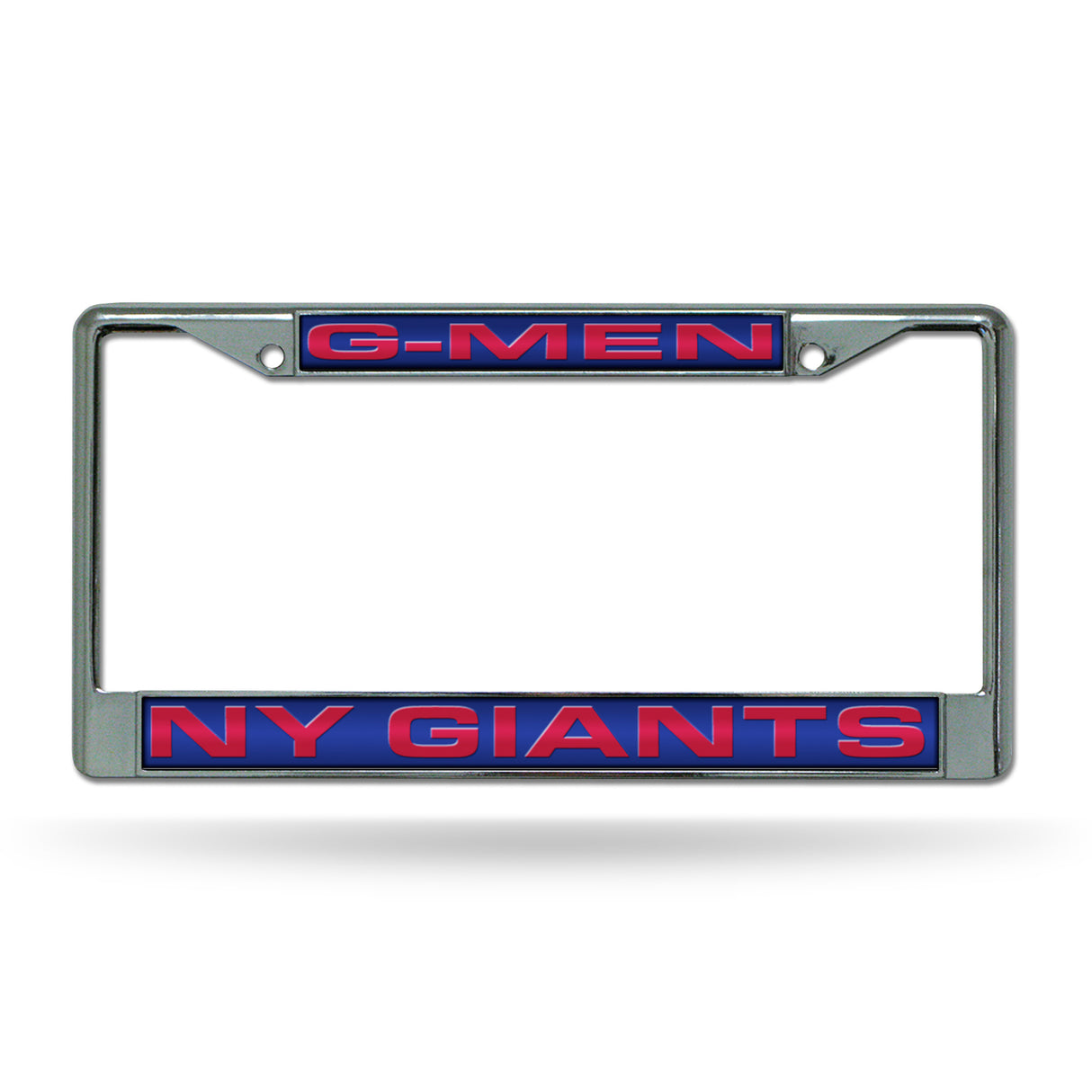 NFL New York Giants Laser Cut Chrome License Plate Frame Fan Gear NFL New York Giants