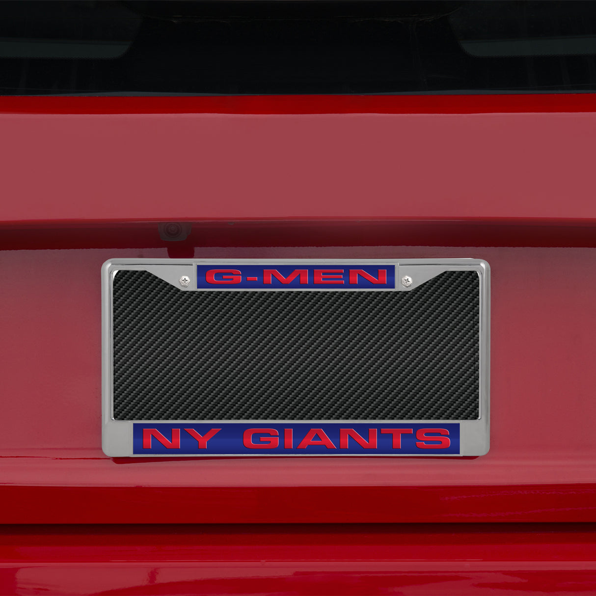 NFL New York Giants Laser Cut Chrome License Plate Frame Fan Gear NFL New York Giants