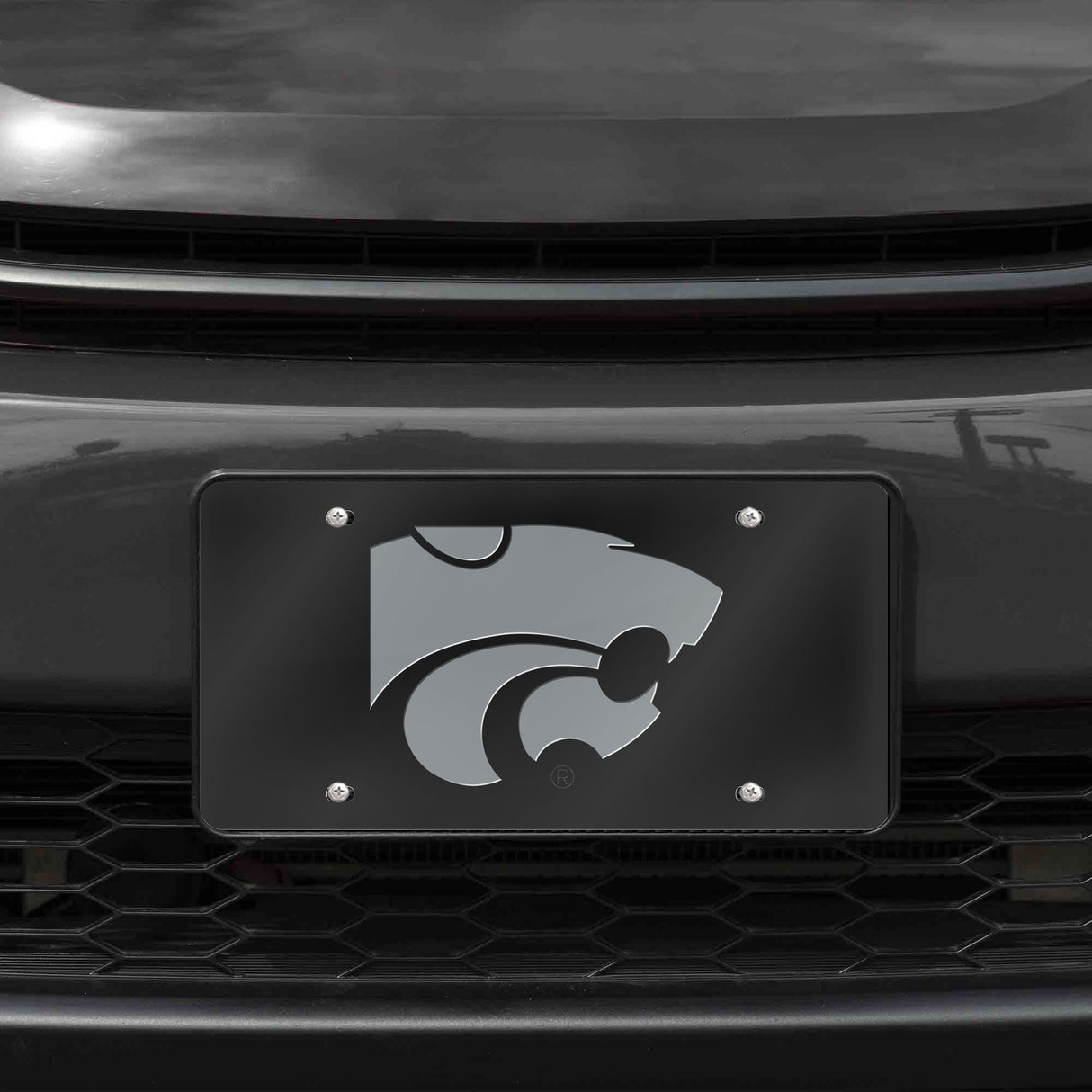 NCAA Kansas State Wildcats - KSU Laser Cut Automobile Tag Fan Gear NCAA Kansas State Wildcats