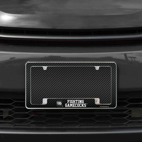 NCAA South Carolina Gamecocks All Over Chrome License Plate Frame Fan Gear NCAA South Carolina Gamecocks