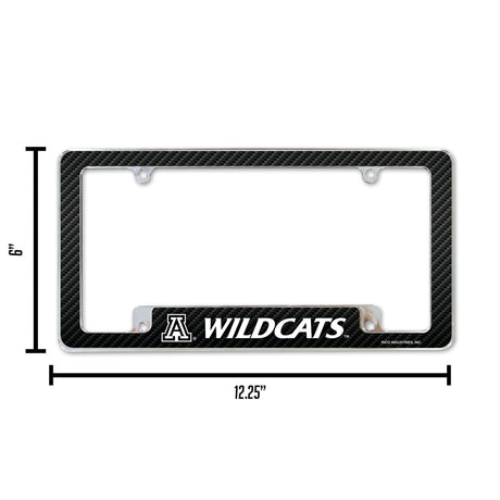 NCAA Arizona Wildcats All Over Chrome License Plate Frame Fan Gear NCAA Arizona Wildcats