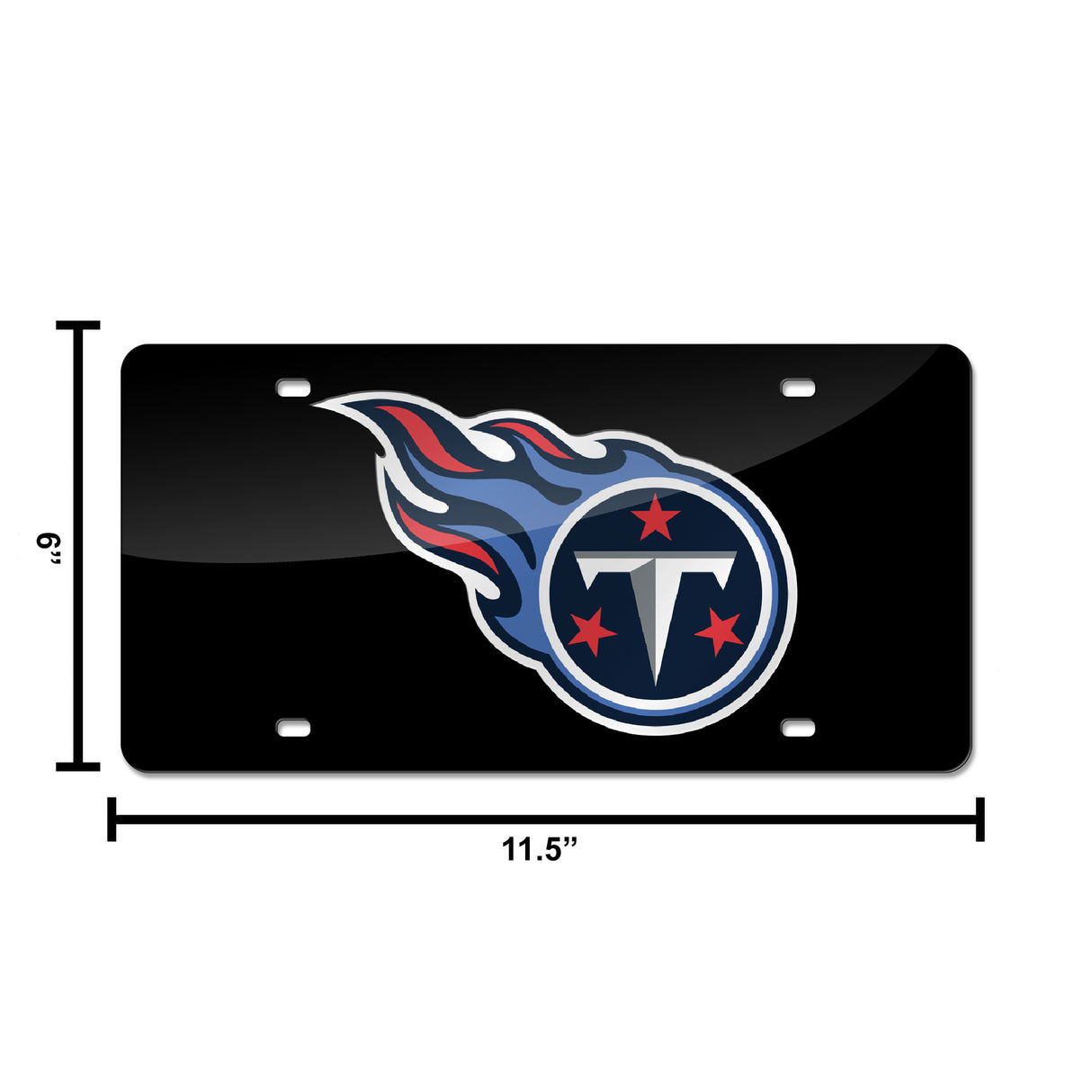 NFL Tennessee Titans Laser Cut Automobile Tag Fan Gear NFL Tennessee Titans