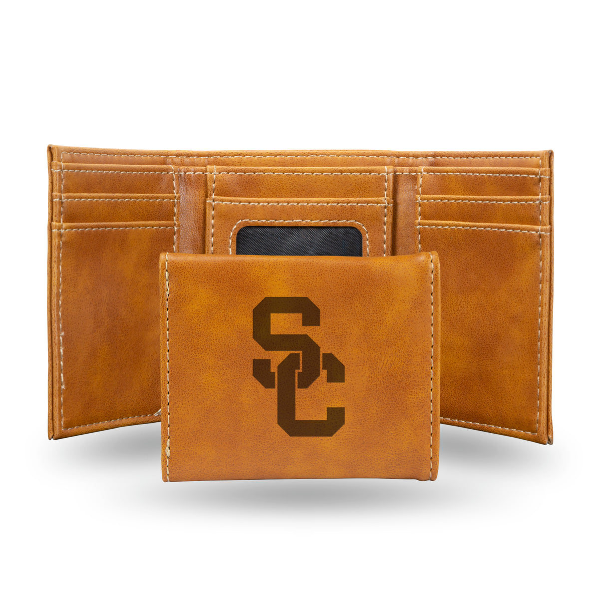 NCAA Southern California Trojans - USC Laser Engraved Tri-Fold Wallet Fan Gear NCAA Southern California Trojans