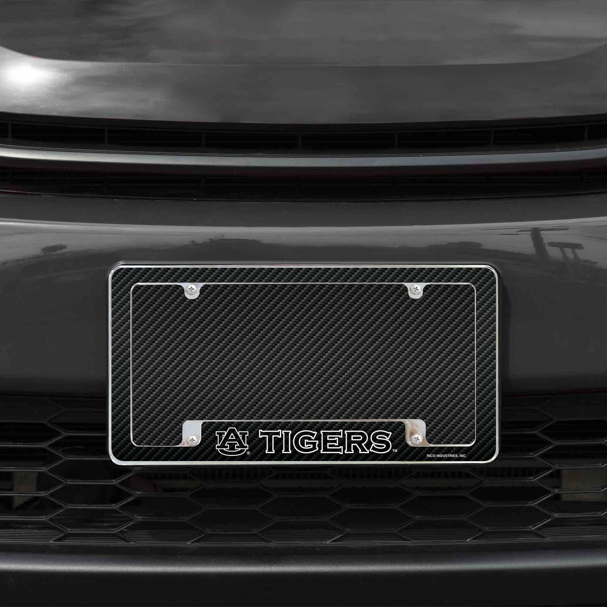 NCAA Auburn Tigers All Over Chrome License Plate Frame Fan Gear NCAA Auburn Tigers