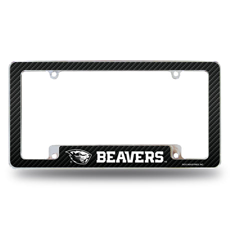 NCAA Oregon State Beavers All Over Chrome License Plate Frame Fan Gear NCAA Oregon State Beavers