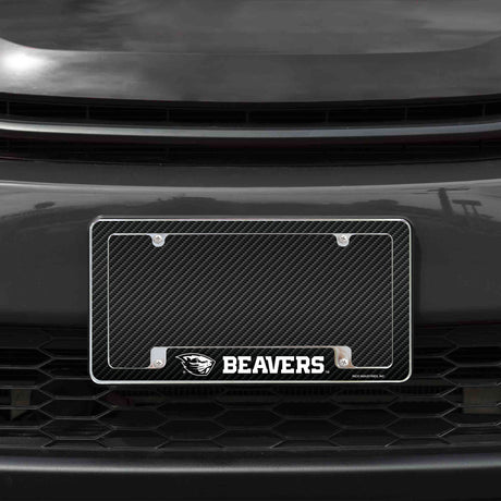 NCAA Oregon State Beavers All Over Chrome License Plate Frame Fan Gear NCAA Oregon State Beavers