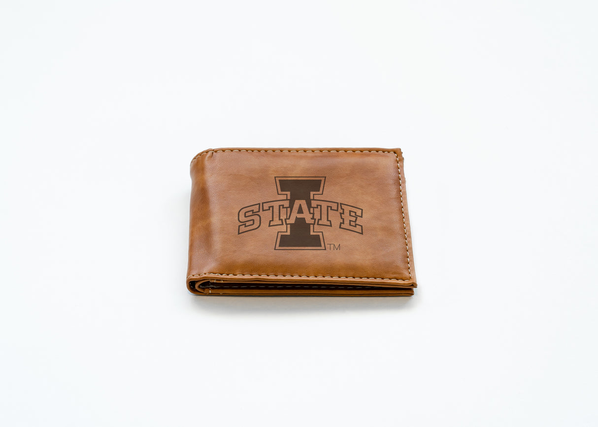 NCAA Iowa State Cyclones Laser Engraved Bill-Fold Fan Gear NCAA Iowa State Cyclones