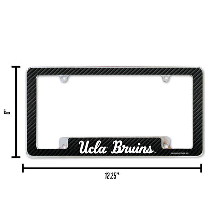 NCAA UCLA Bruins All Over Chrome License Plate Frame Fan Gear NCAA UCLA Bruins