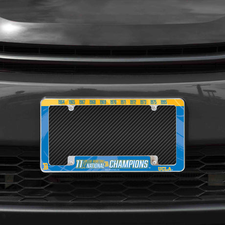 NCAA UCLA Bruins All Over Chrome License Plate Frame Fan Gear NCAA UCLA Bruins