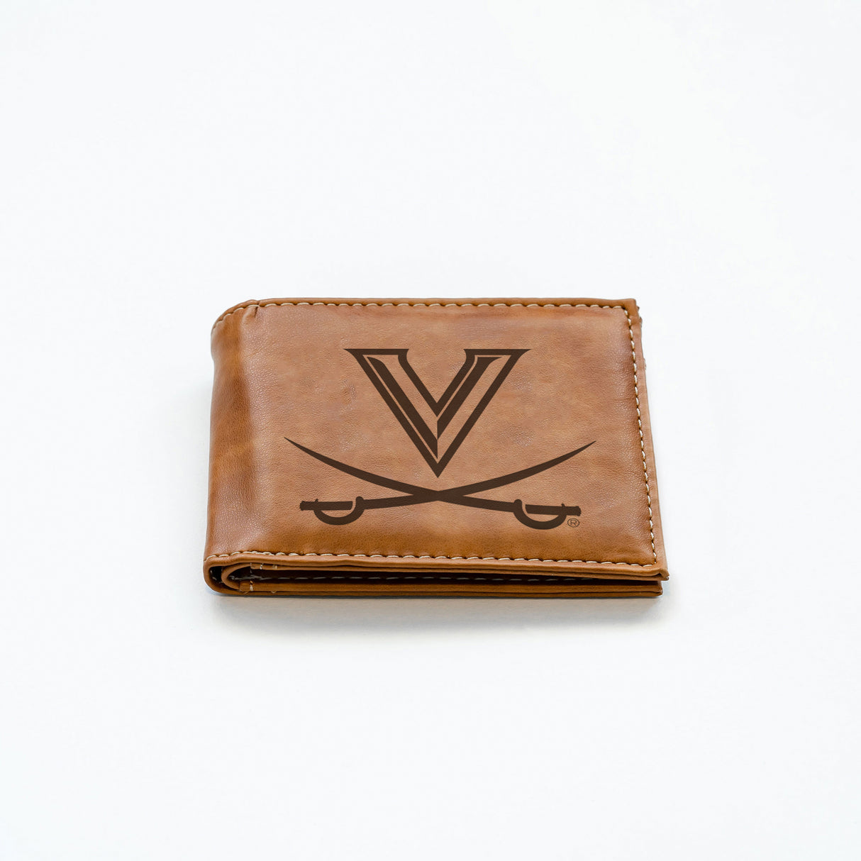 NCAA Virginia Cavaliers Laser Engraved Bill-Fold Fan Gear NCAA Virginia Cavaliers