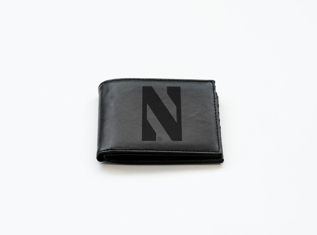 NCAA Northwestern Wildcats Laser Engraved Bill-Fold Fan Gear NCAA Northwestern Wildcats