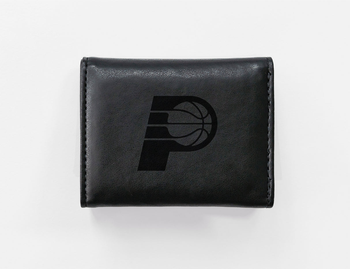 NBA Indiana Pacers Laser Engraved Trifold Wallet Fan Gear NBA Indiana Pacers