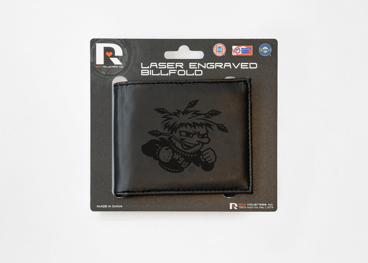 NCAA Wichita State Shockers Laser Engraved Bill-Fold Fan Gear NCAA Wichita State Shockers
