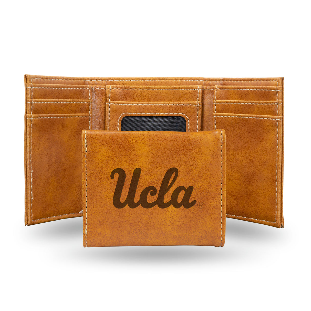 NCAA UCLA Bruins Laser Engraved Tri-Fold Wallet Fan Gear NCAA UCLA Bruins
