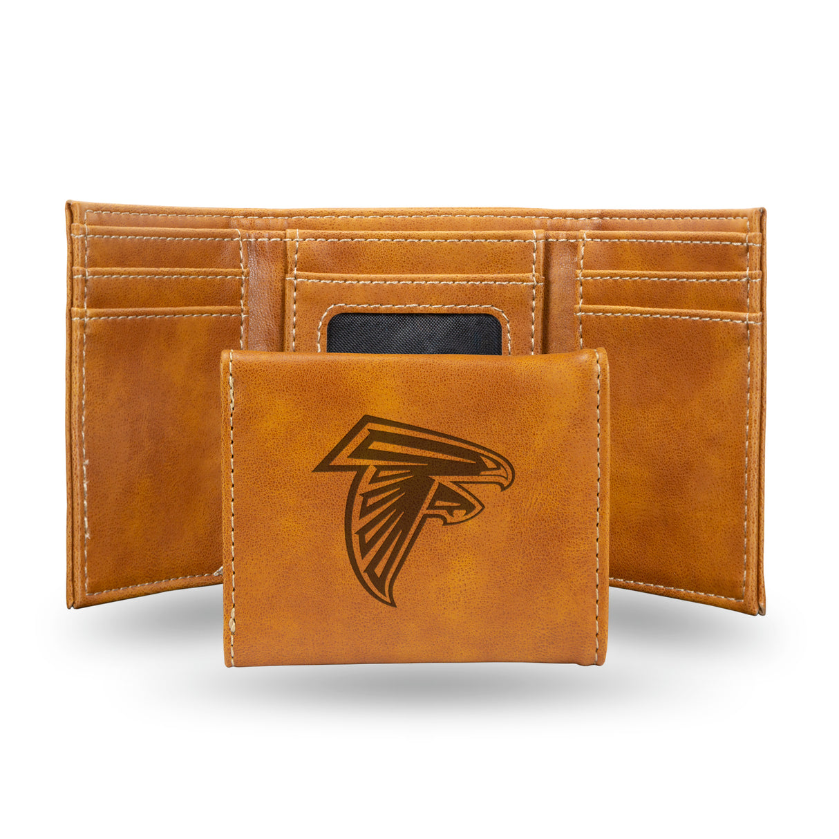 NFL Atlanta Falcons Laser Engraved Trifold Wallet Fan Gear NFL Atlanta Falcons