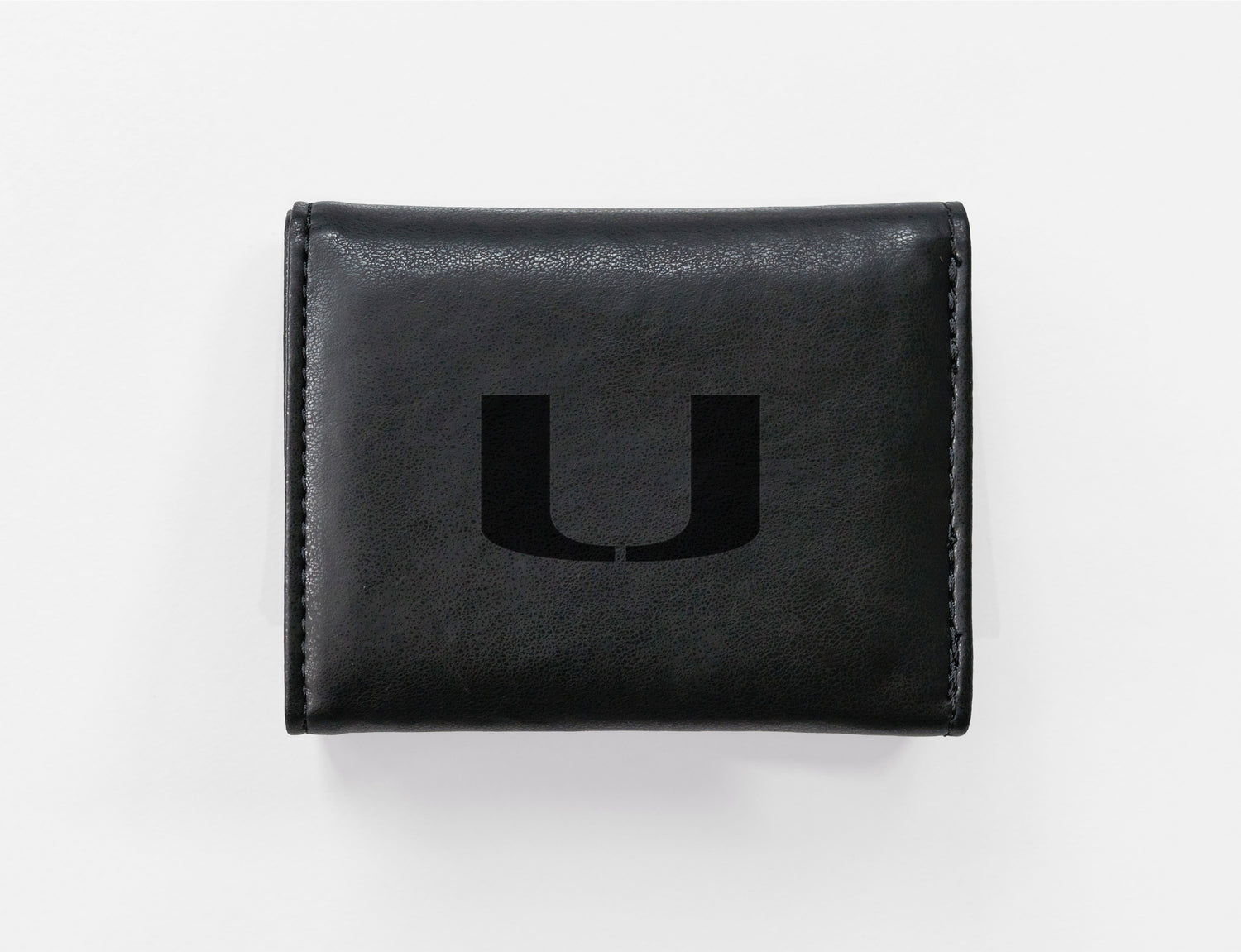 NCAA Miami Hurricanes - The U Laser Engraved Tri-Fold Wallet Fan Gear NCAA Miami Hurricanes