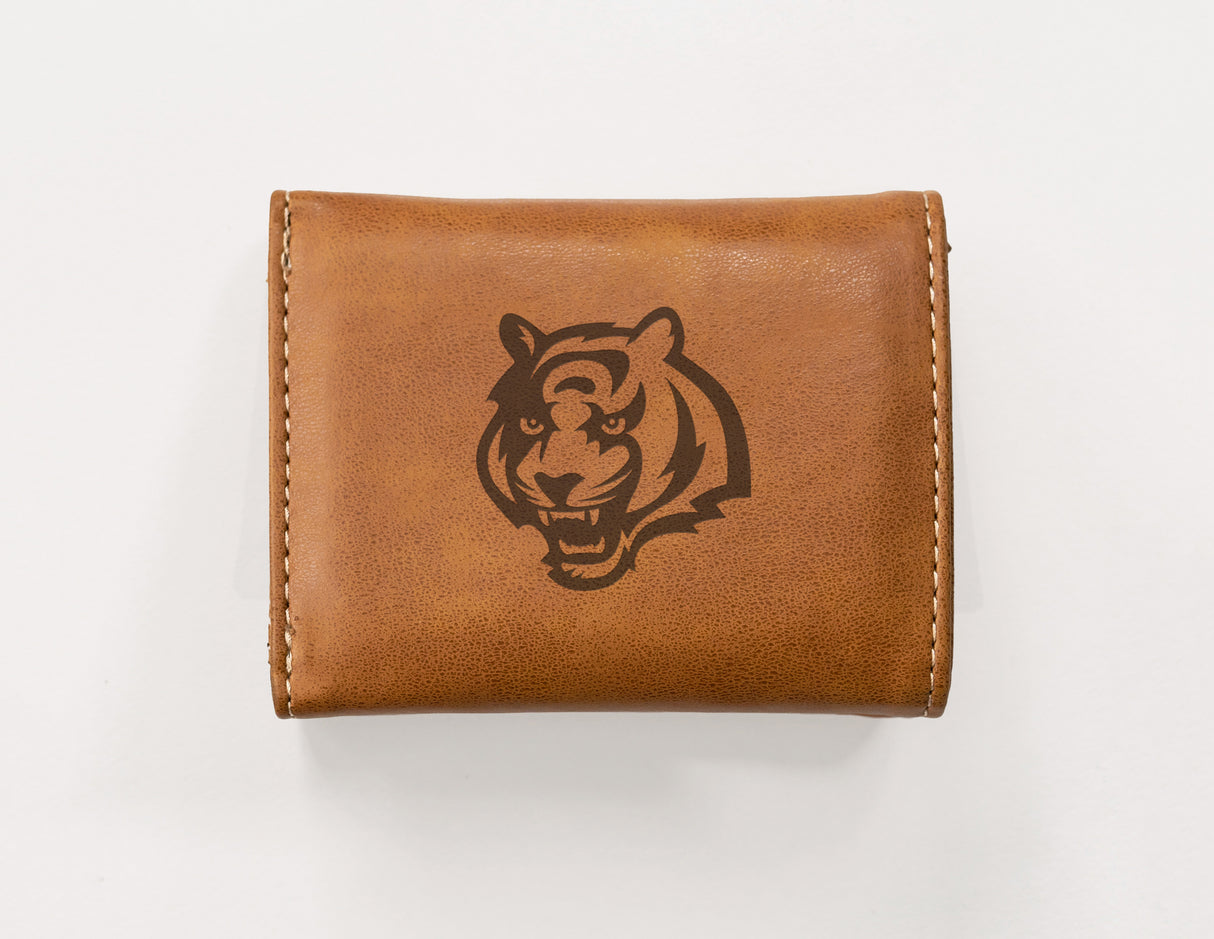 NFL Cincinnati Bengals Laser Engraved Trifold Wallet Fan Gear NFL Cincinnati Bengals