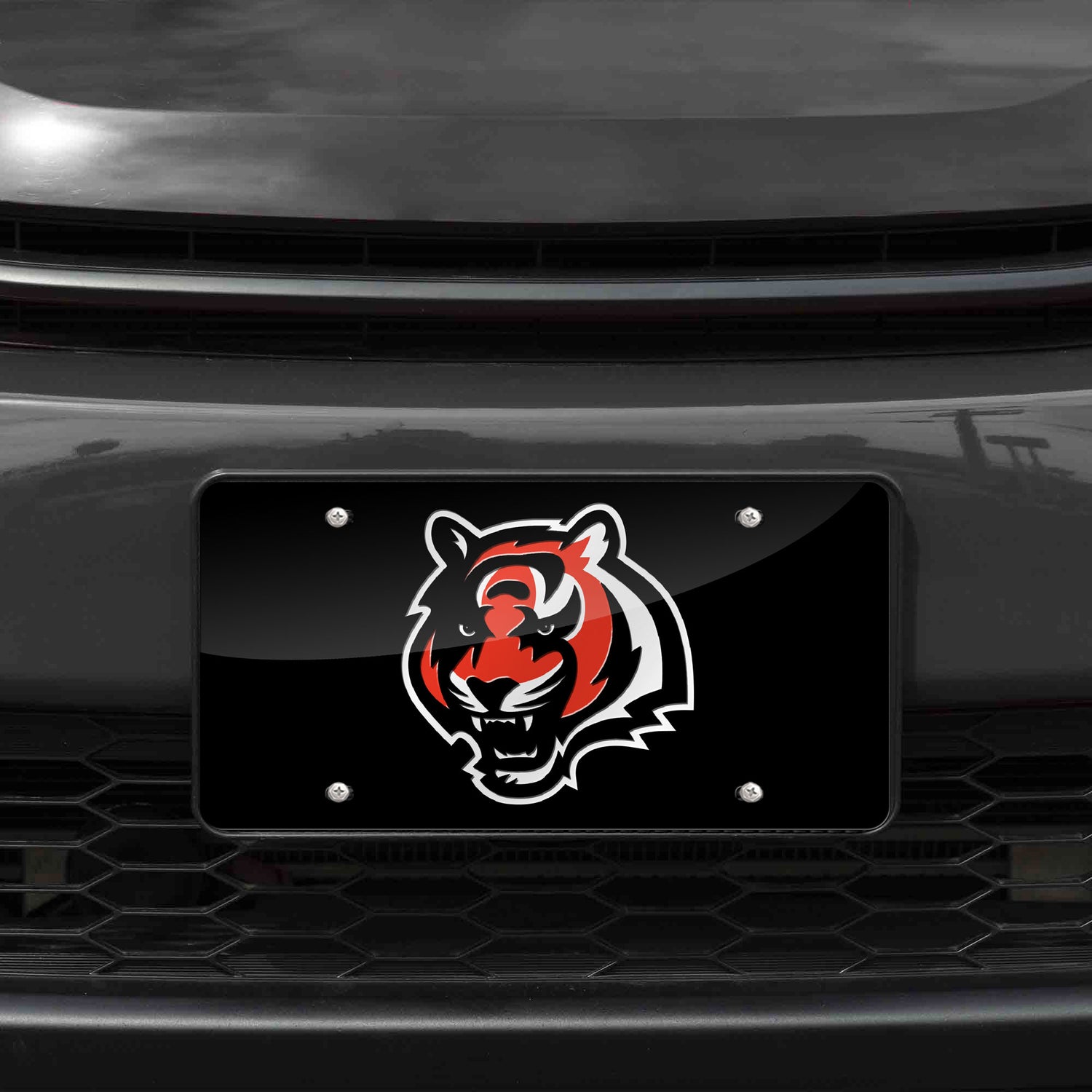 NFL Cincinnati Bengals Laser Cut License Plate Tag Fan Gear NFL Cincinnati Bengals