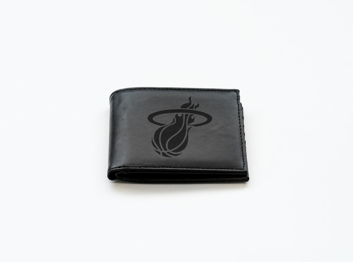 NBA Miami Heat Laser Engraved Bill-Fold Fan Gear NBA Miami Heat
