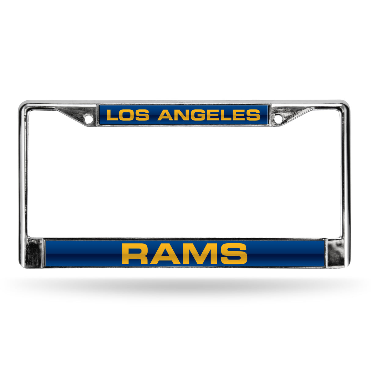 NFL Los Angeles Rams Laser Cut Chrome License Plate Frame Fan Gear NFL Los Angeles Rams