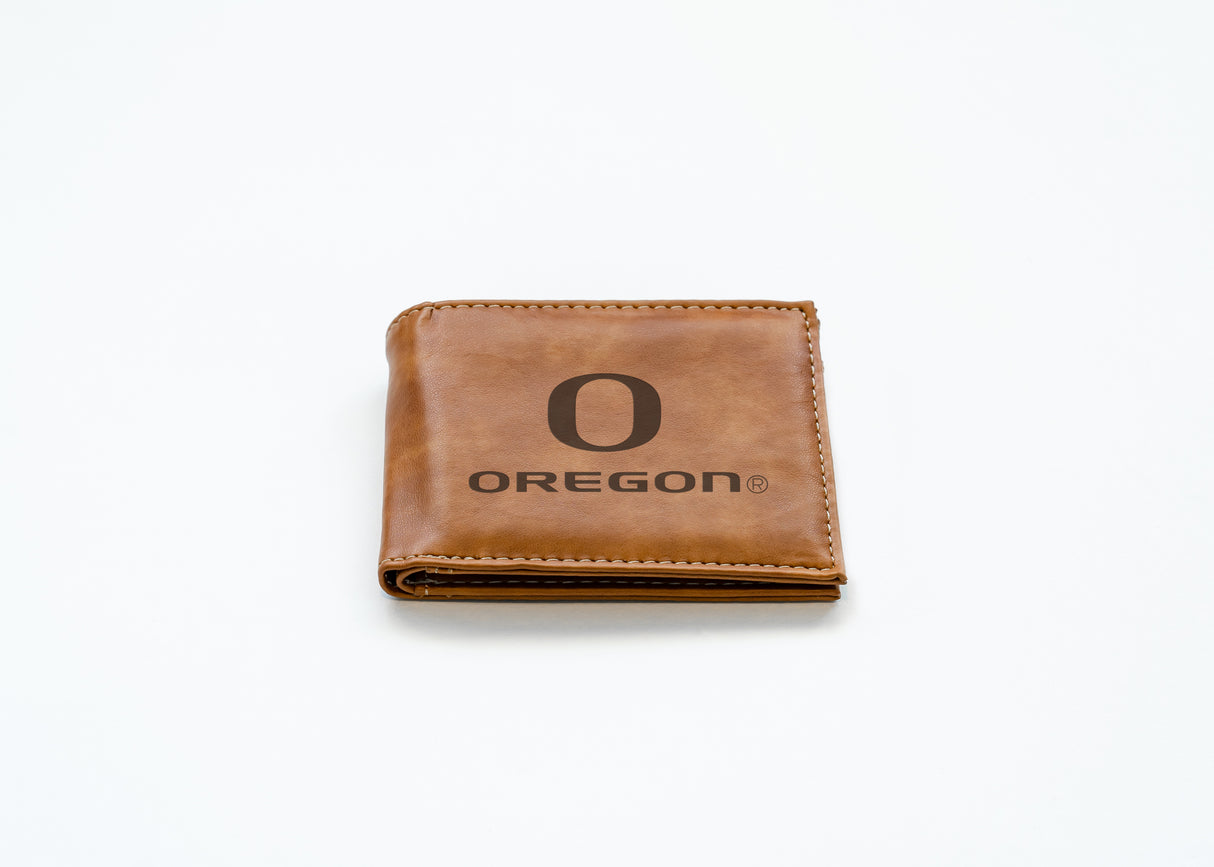 NCAA Oregon Ducks Laser Engraved Bill-Fold Fan Gear NCAA Oregon Ducks