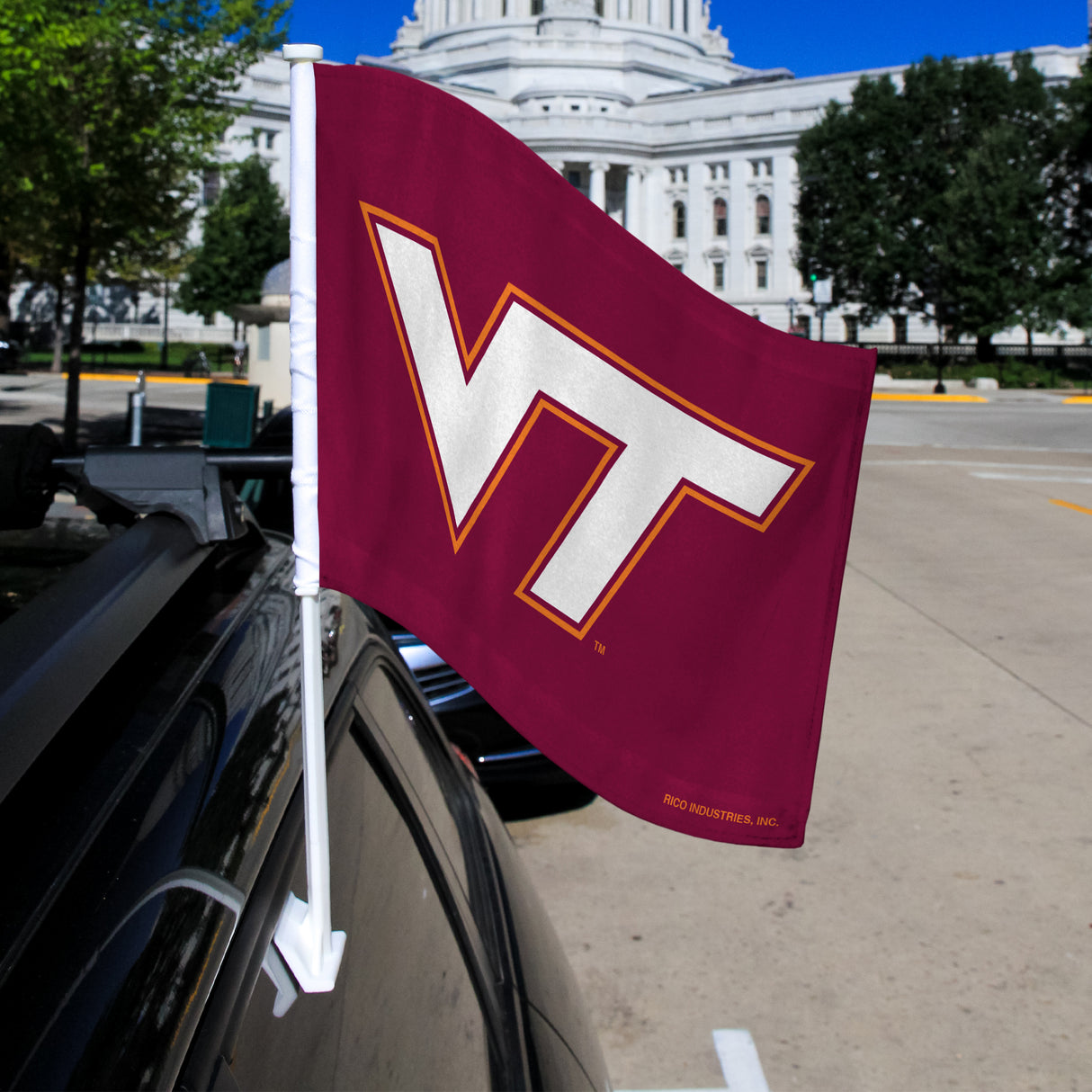 NCAA Virginia Tech Hokies Car Flag Fan Gear NCAA Virginia Tech Hokies