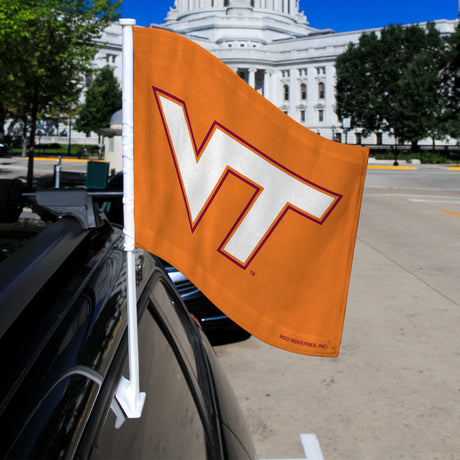 NCAA Virginia Tech Hokies Car Flag Fan Gear NCAA Virginia Tech Hokies