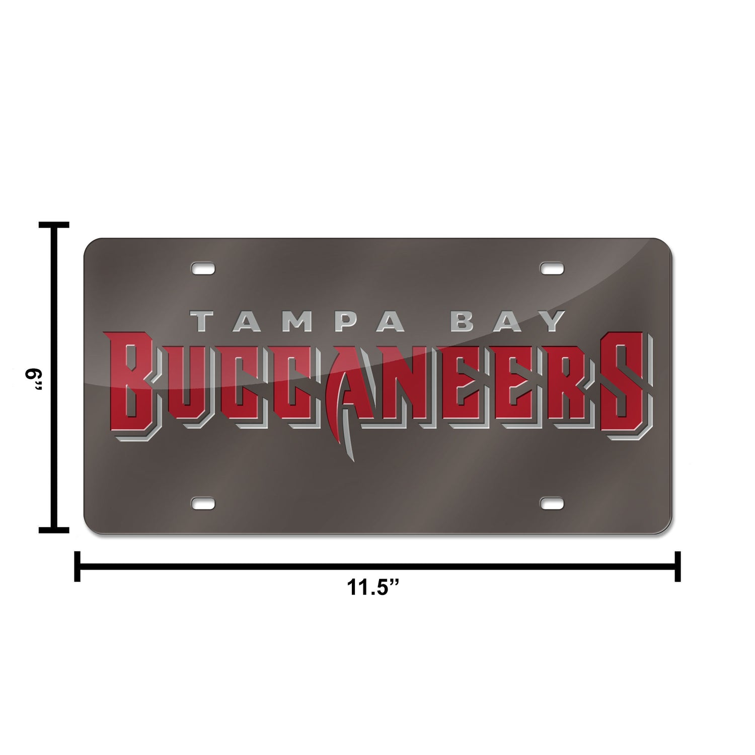 NFL Tampa Bay Buccaneers Laser Cut License Plate Tag Fan Gear NFL Tampa Bay Buccaneers