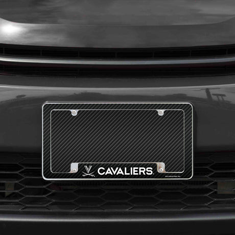 NCAA Virginia Cavaliers All Over Chrome License Plate Frame Fan Gear NCAA Virginia Cavaliers