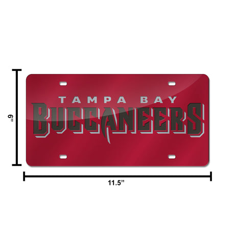 NFL Tampa Bay Buccaneers Laser Cut License Plate Tag Fan Gear NFL Tampa Bay Buccaneers