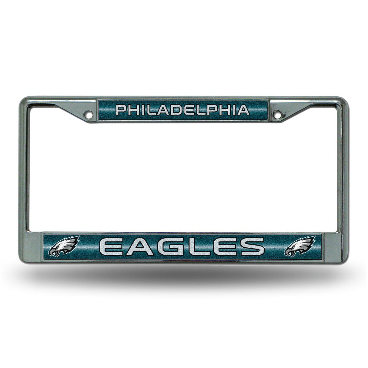 NFL Philadelphia Eagles Chrome Glitter License Plate Frame Fan Gear NFL Philadelphia Eagles