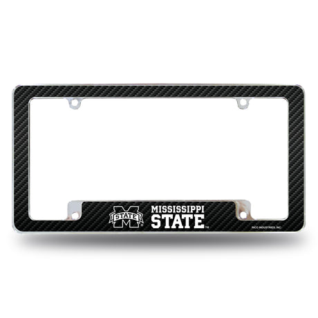 NCAA Mississippi State Bulldogs All Over Chrome License Plate Frame Fan Gear NCAA Mississippi State Bulldogs