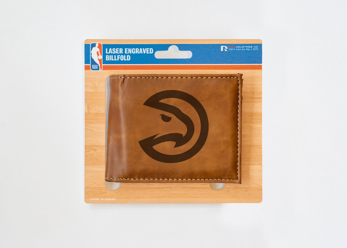 NBA Atlanta Hawks Laser Engraved Bill-Fold Fan Gear NBA Atlanta Hawks