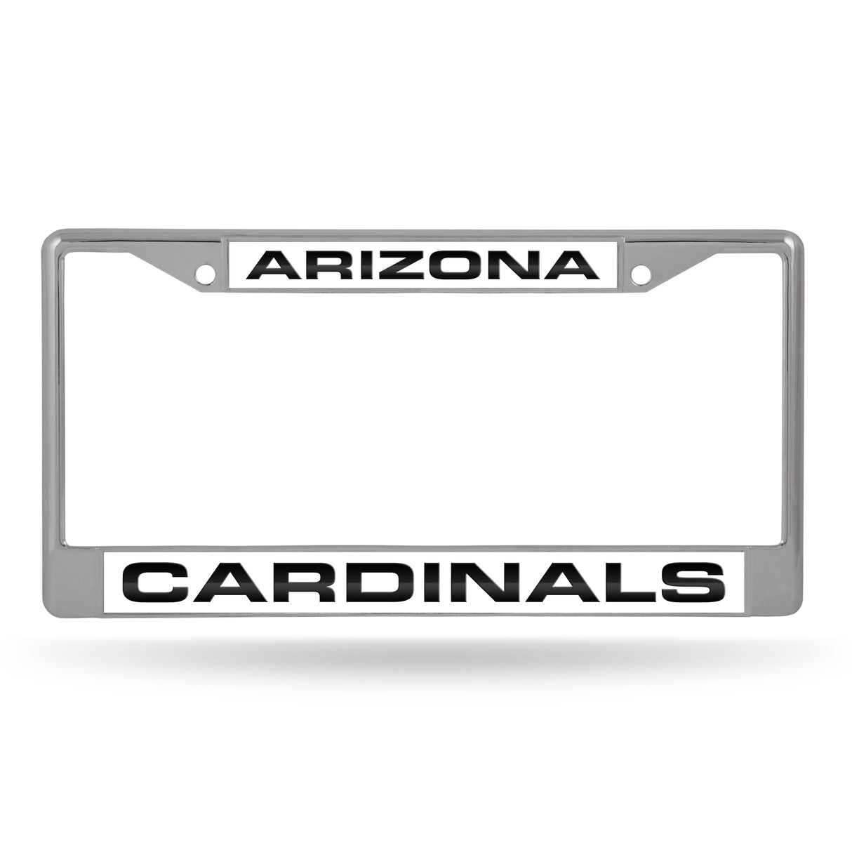 NFL Arizona Cardinals Laser Cut Chrome License Plate Frame Fan Gear NFL Arizona Cardinals
