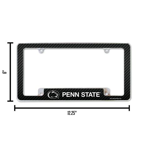 NCAA Penn State Nittany Lions - PSU All Over Chrome License Plate Frame Fan Gear NCAA Penn State Nittany Lions