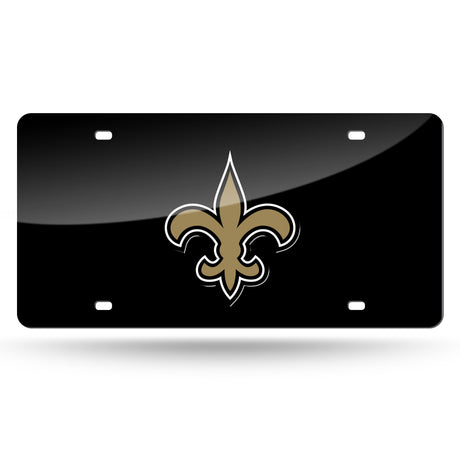 NFL New Orleans Saints Laser Cut License Plate Tag Fan Gear NFL New Orleans Saints