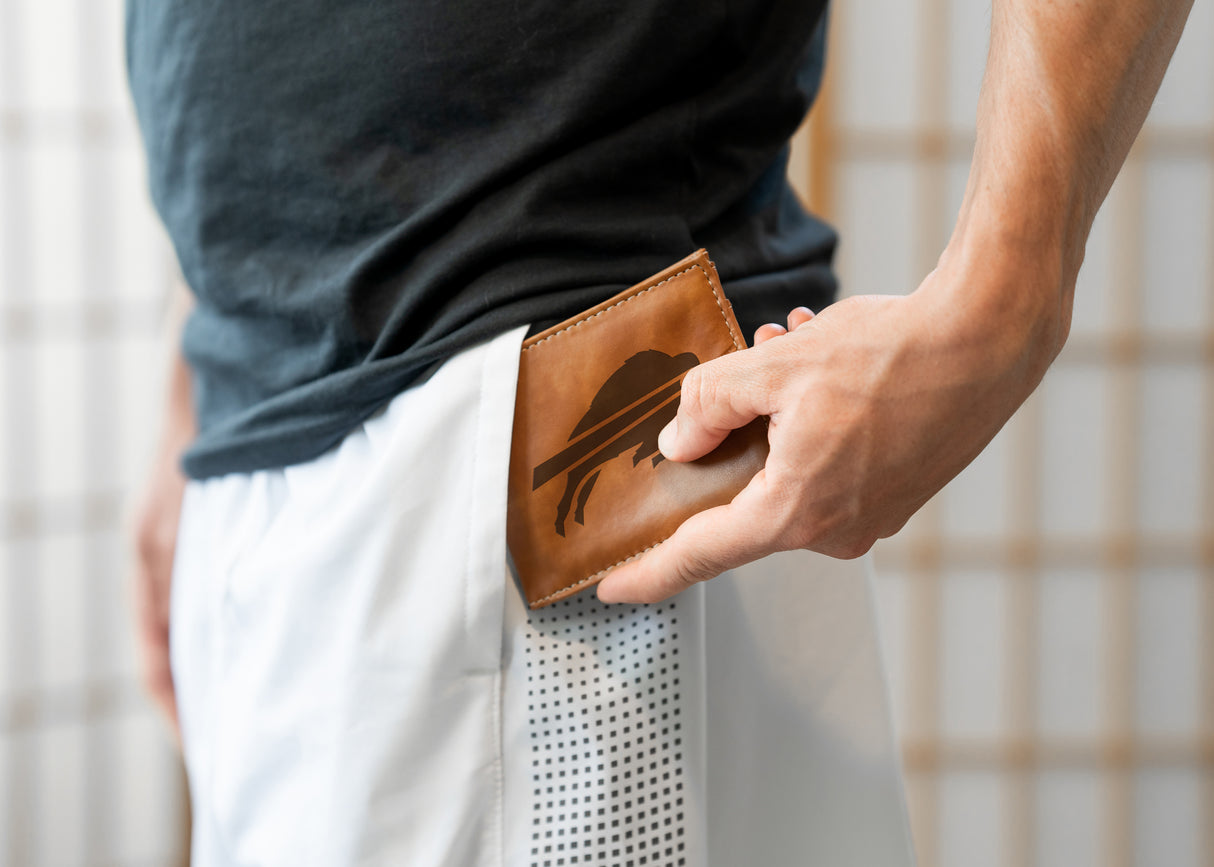 NFL Buffalo Bills Laser Engraved Bill-Fold Fan Gear NFL Buffalo Bills