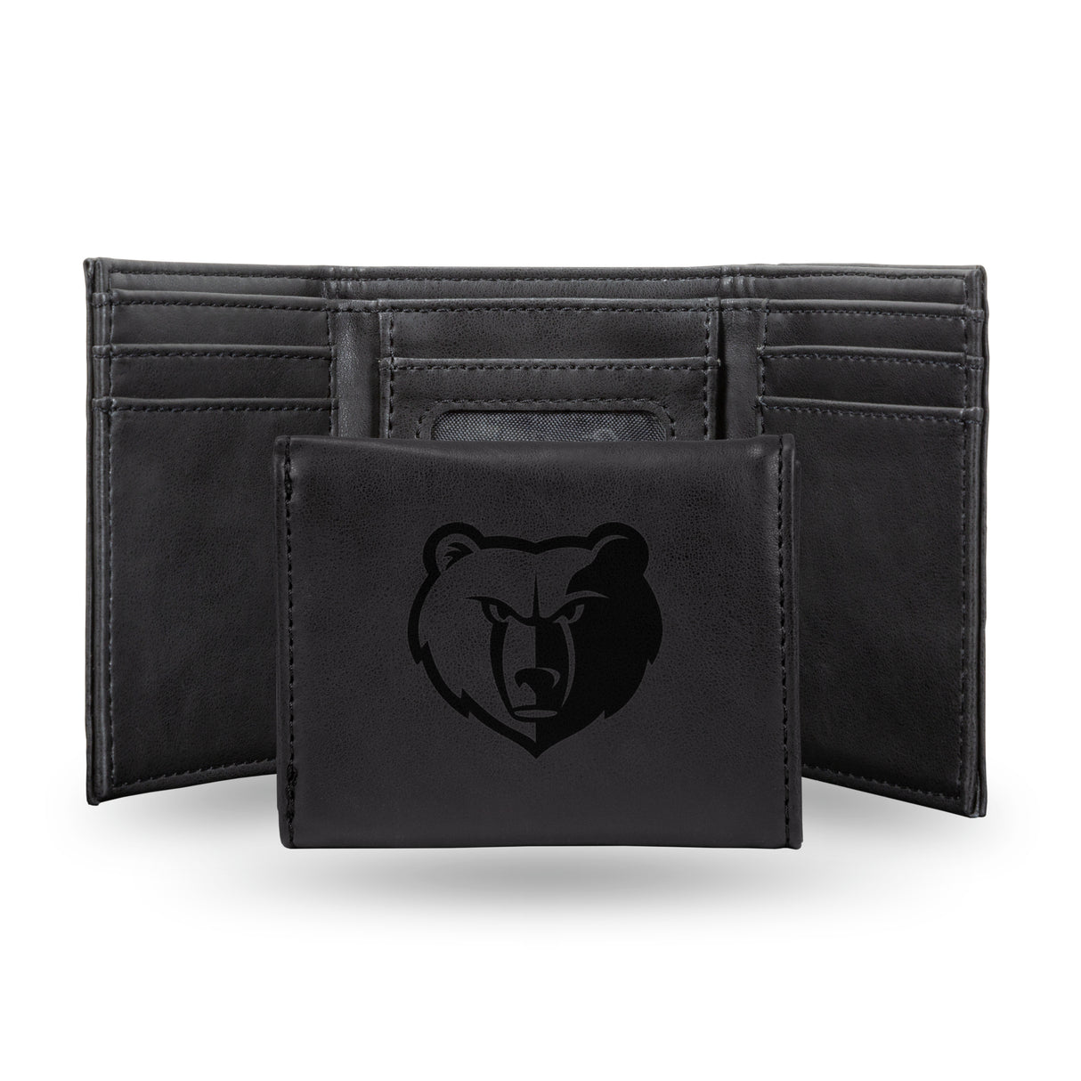 NBA Memphis Grizzlies Laser Engraved Trifold Wallet Fan Gear NBA Memphis Grizzlies
