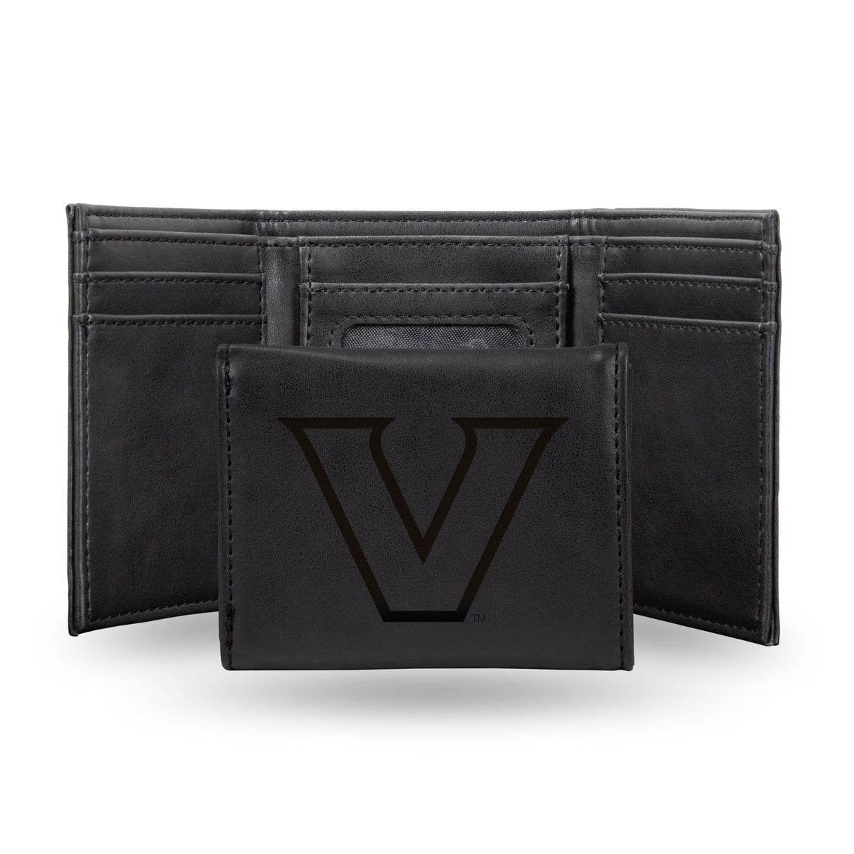 NCAA Vanderbilt Commodores Laser Engraved Tri-Fold Wallet Fan Gear NCAA Vanderbilt Commodores