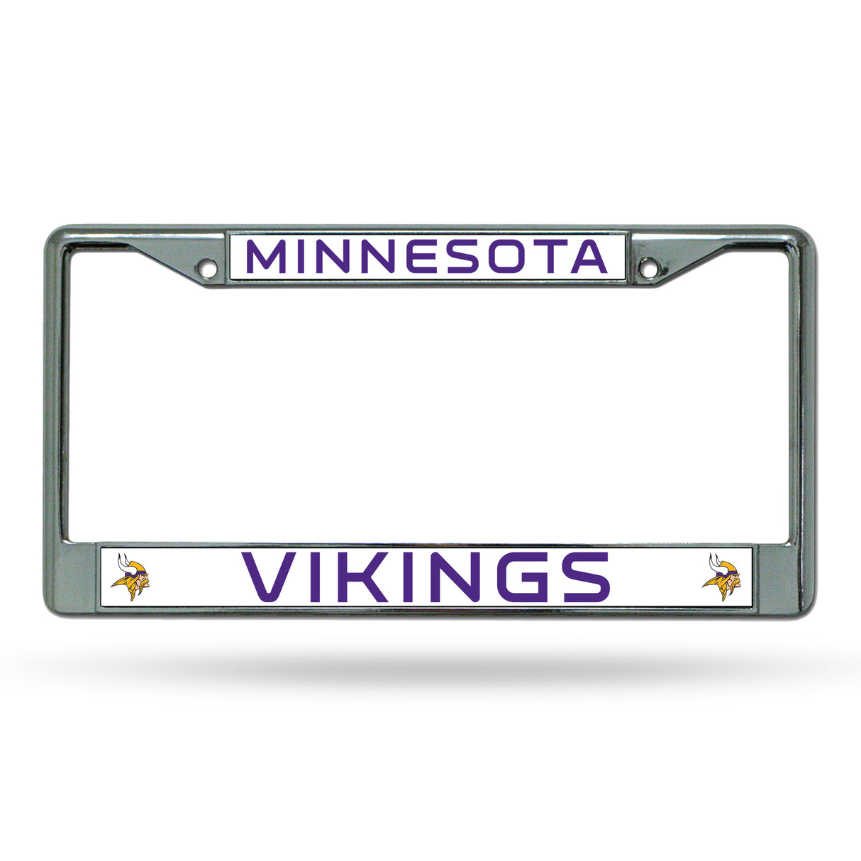 NFL Minnesota Vikings Chrome License Plate Frame Fan Gear NFL Minnesota Vikings